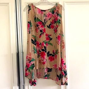 Vision Floral Tunic/Mini Dress